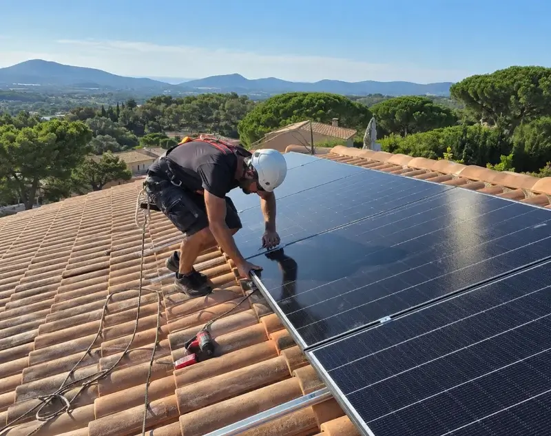 Installateur panneaux solaires Lanester — pose photovoltaïque sur toiture