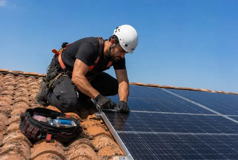 Maintenance et monitoring de panneaux solaires à Lanester
